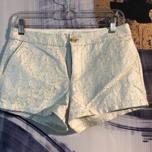 🐒Abercrombie & Fitch silver/white shorts